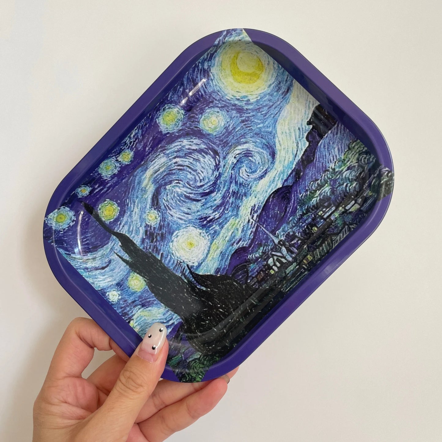 7×5.5 Inch Portable Rolling Tray
