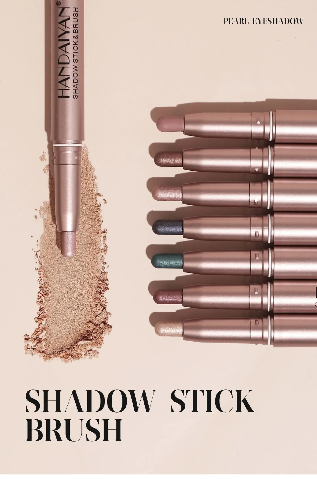 Shimmer Eye Shadow Stick – Creamy Highlight for Lids & More