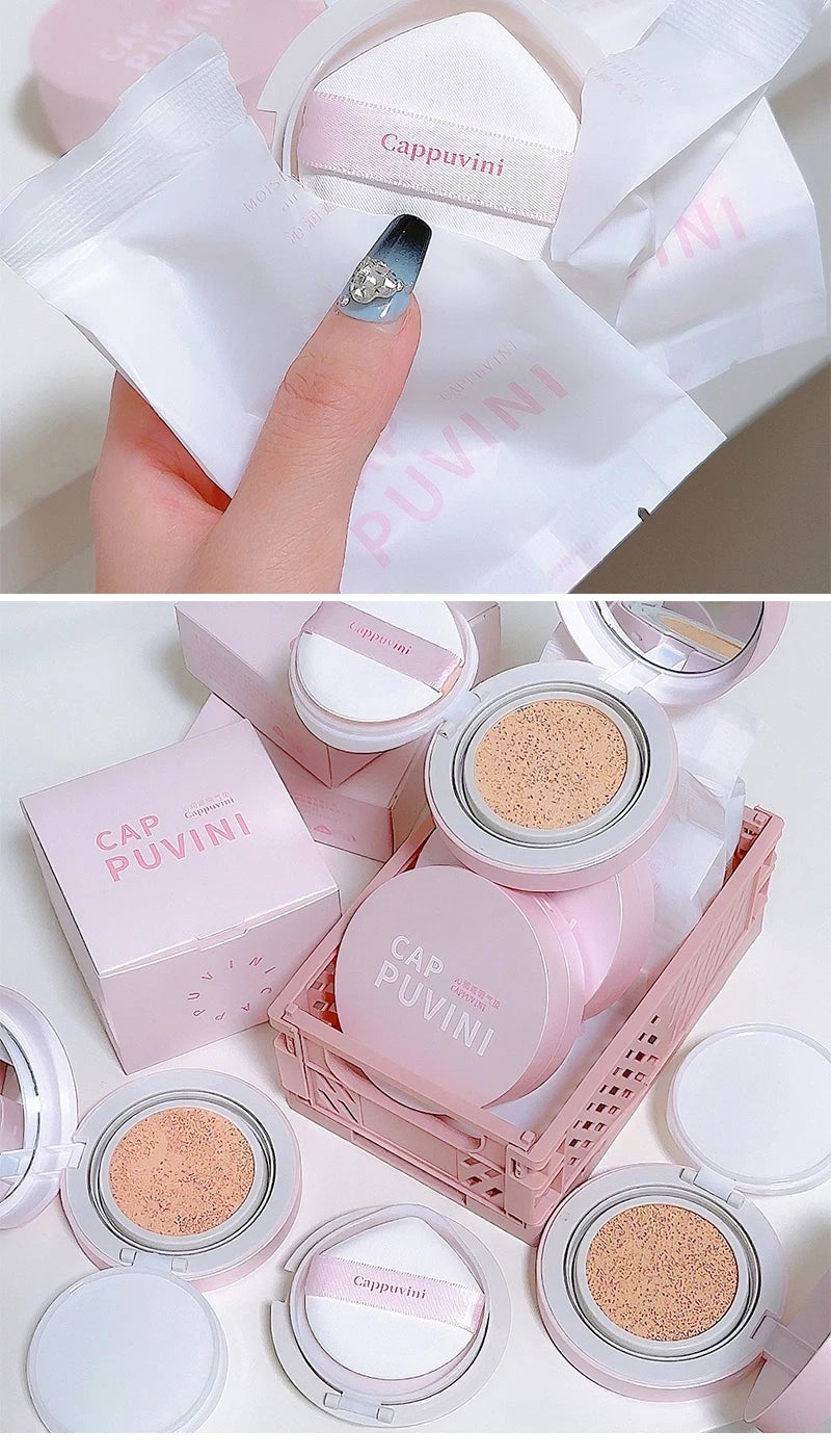 Moisturizing Concealer Air Cushion Foundation – Natural, Long-Lasting & Water-Resistant (13g)