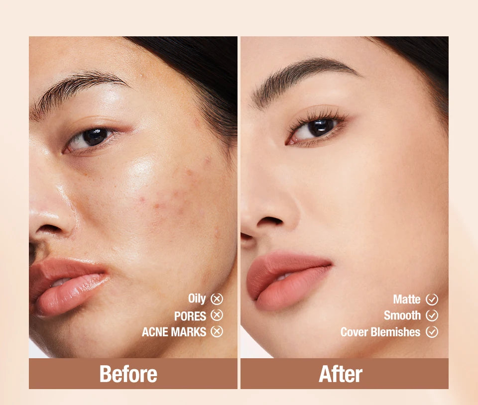 O.TWO.O Liquid Foundation Cream – High Coverage, SPF30 & Waterproof Base (30ml)
