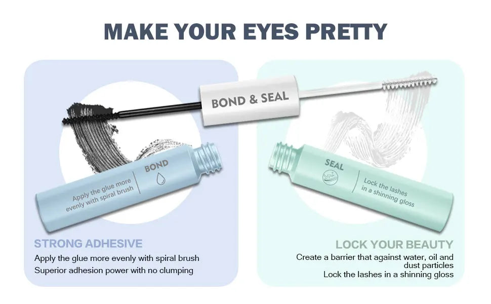 Lash Bond & Seal (10ml) – Waterproof, Long-Lasting & Latex-Free Glue for Cluster Lashes