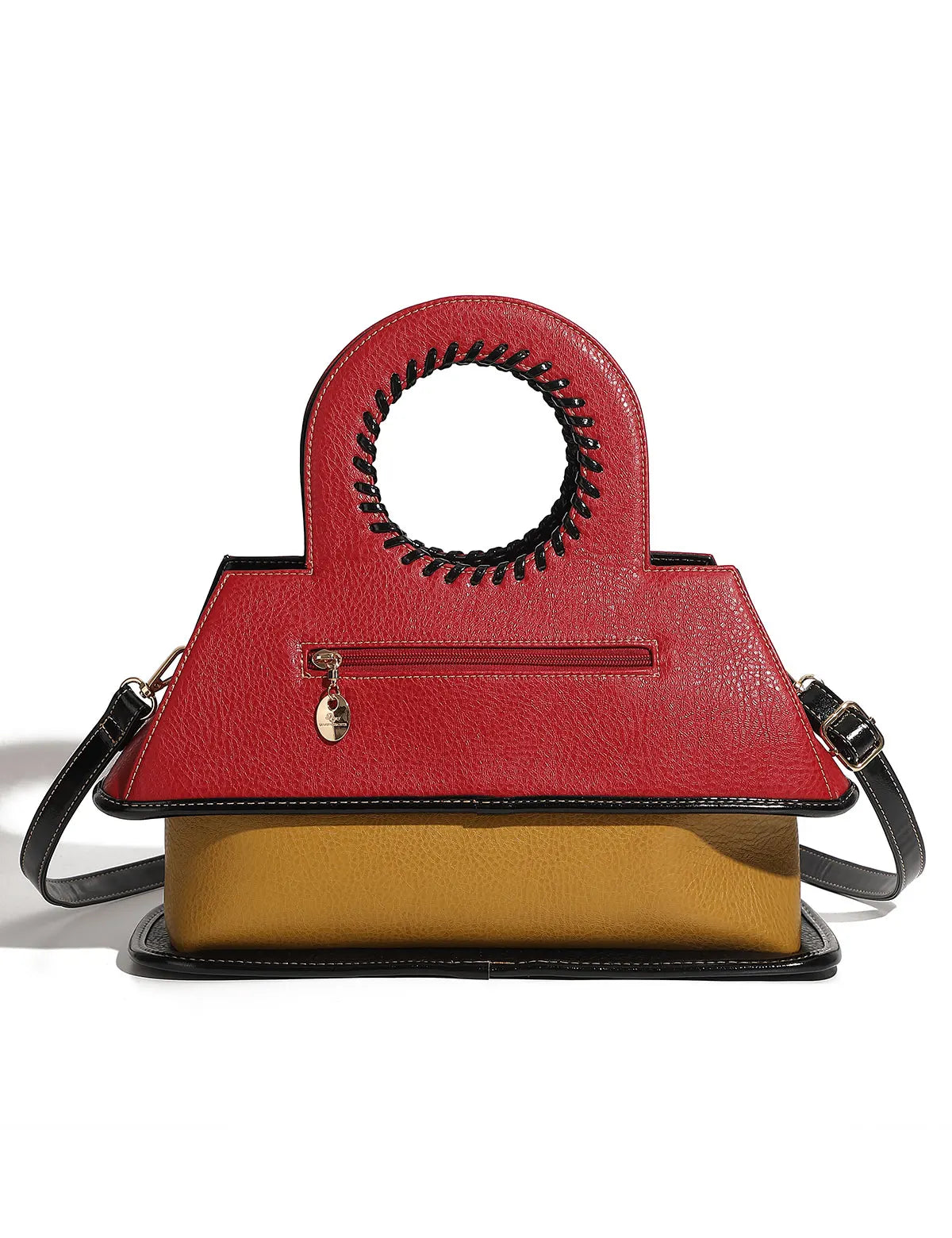 Large Capacity Women’s Leather Purse – Fashion Top Handle & Crossbody Handbag