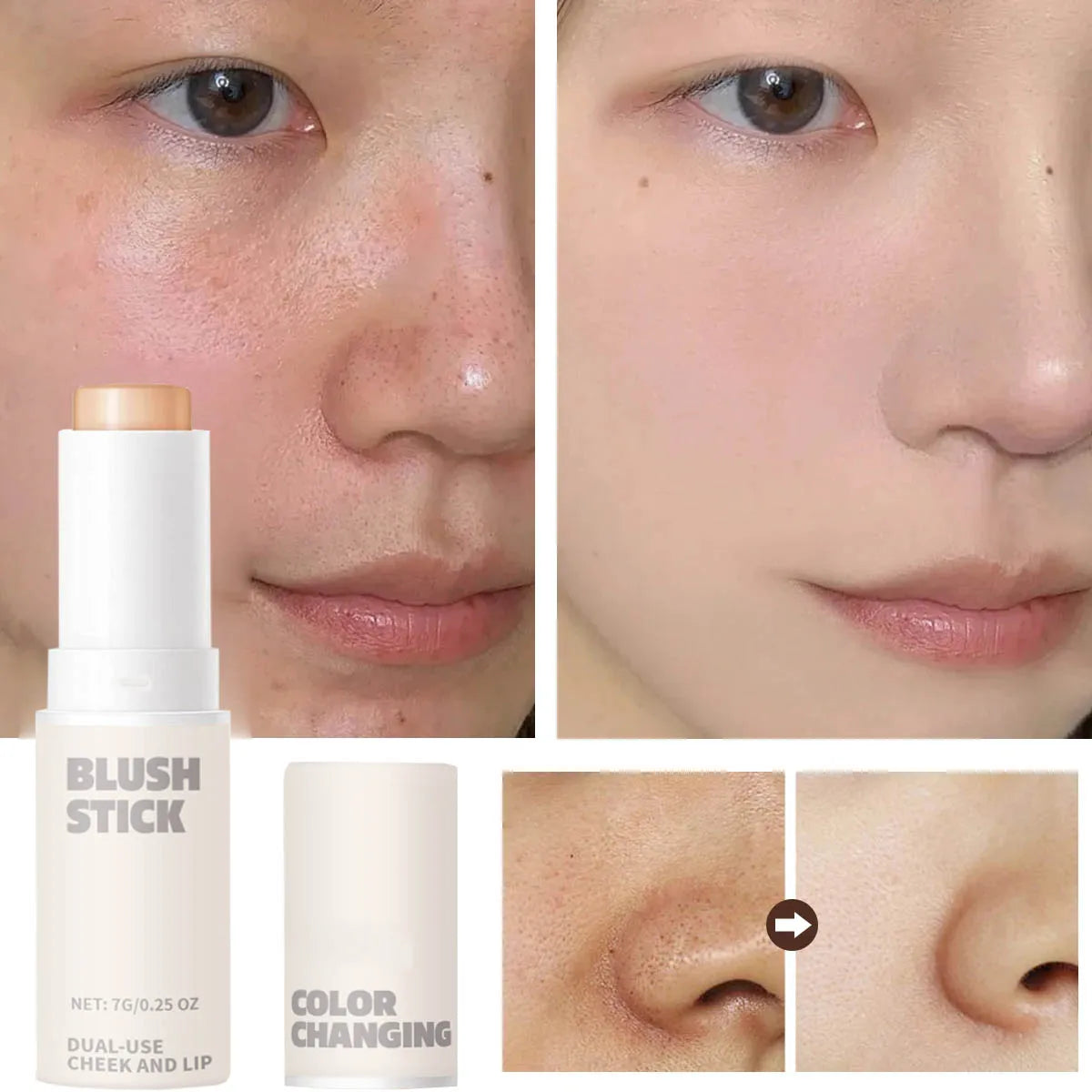 Invisible Pore Base Stick – Primer & Concealer for Smooth, Even Skin