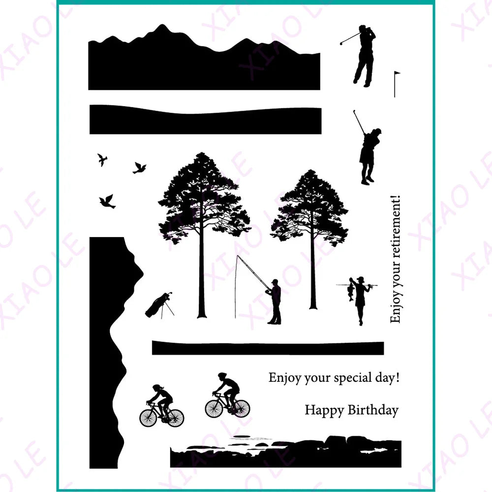 Holiday & Birthday Wishes Metal Cutting Dies – DIY Craft & Scrapbooking Stencils