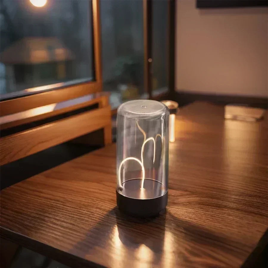 Portable Quantum Wire Ambient Magnetic Light – Type-C Rechargeable Night Lamp with Eye Protection