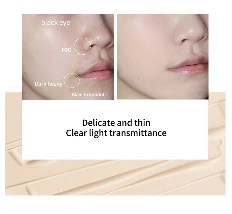 Whitening BB Cream Foundation – Air Cushion Concealer & Brightening Base