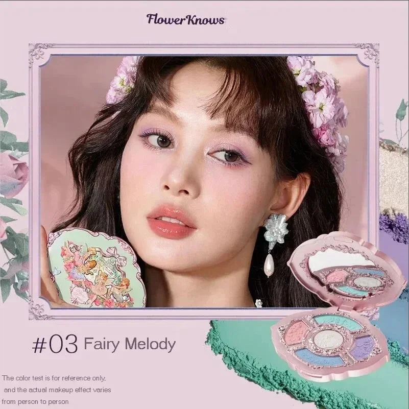 Flower Knows Moonlight Mermaid Eyeshadow Palette – 8 Magical Shades to Mesmerize