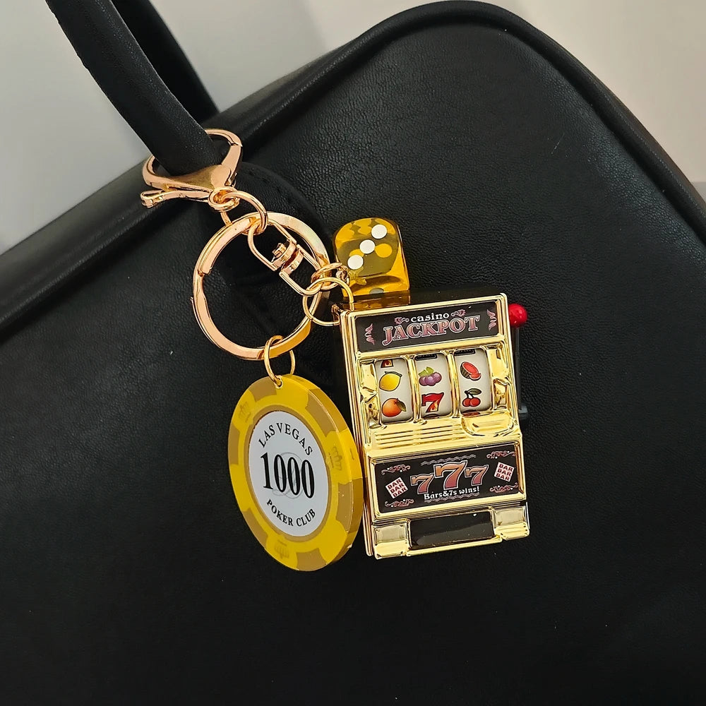 Gambling Dice Keychain