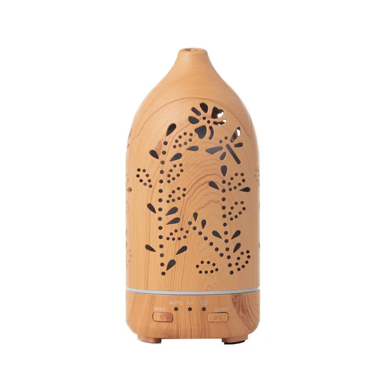 Ultrasonic Essential Oil Diffuser – 100ml LED Aromatherapy Humidifier with Adjustable Mist Modes
