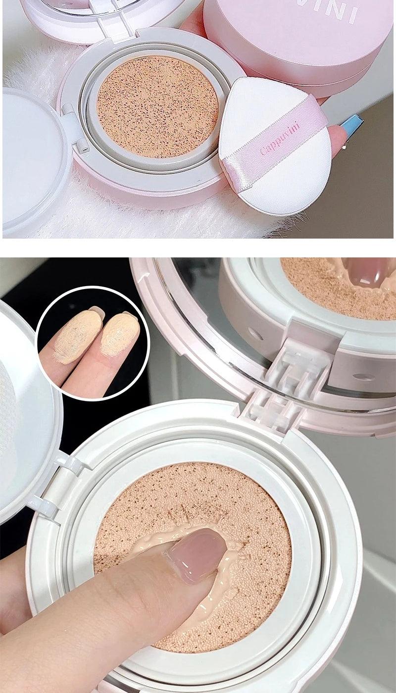 Moisturizing Concealer Air Cushion Foundation – Natural, Long-Lasting & Water-Resistant (13g)