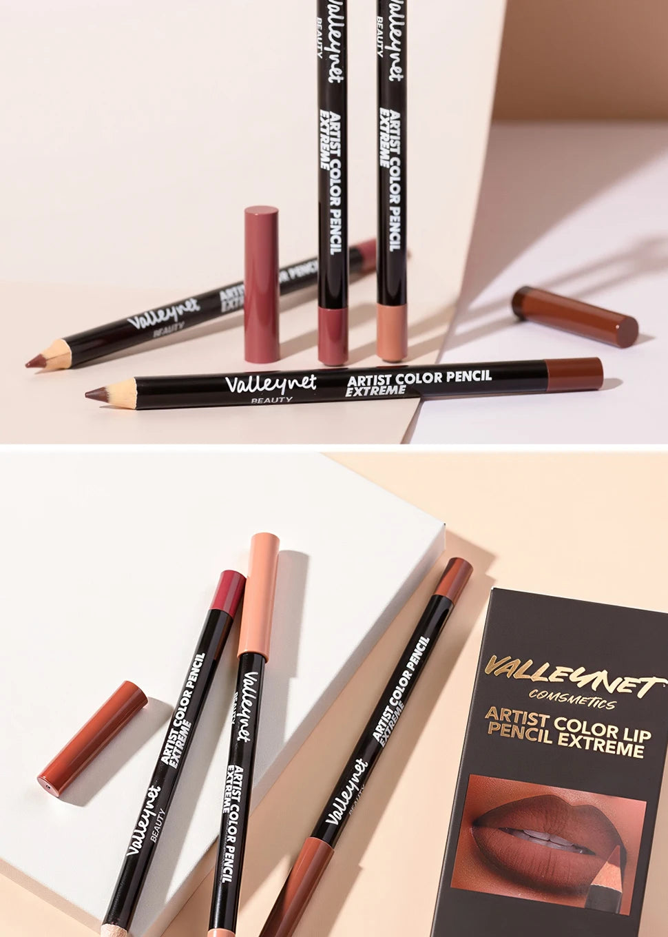 12pcs Matte Silky Lip Liner Set ✨