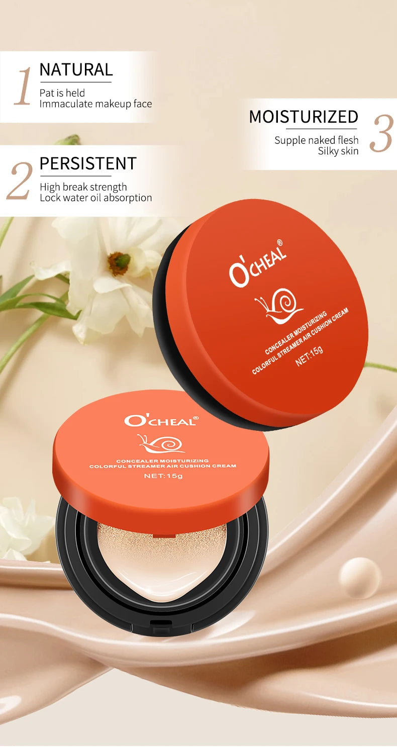 Whitening BB Cream Foundation – Air Cushion Concealer & Brightening Base