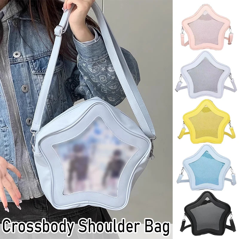 Kawaii Ita Bag – Star Shaped Mini Crossbody & Shoulder Bag for Women