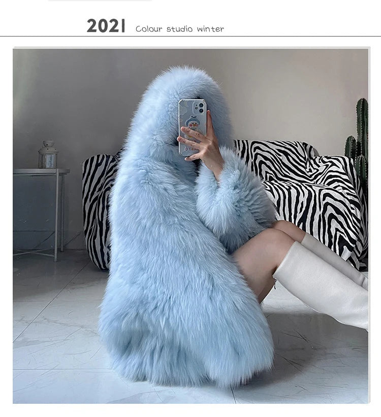 Lautaro Shaggy Faux Fur Jacket β Cozy Luxe With a Statement Twist
