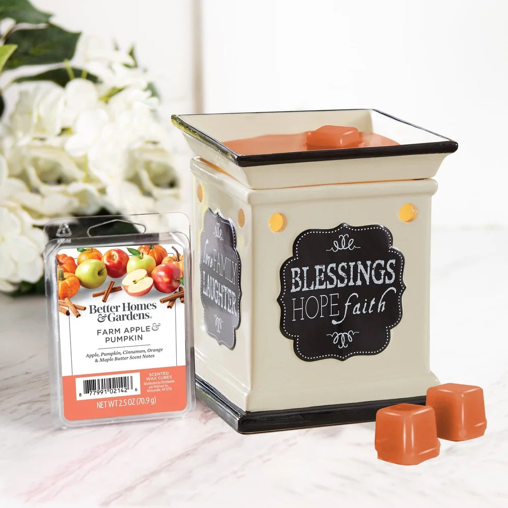 Farm Apple Pumpkin Scented Wax Melts – 5-Pack, 2.5 oz Fragrance Blocks for Wax Warmers