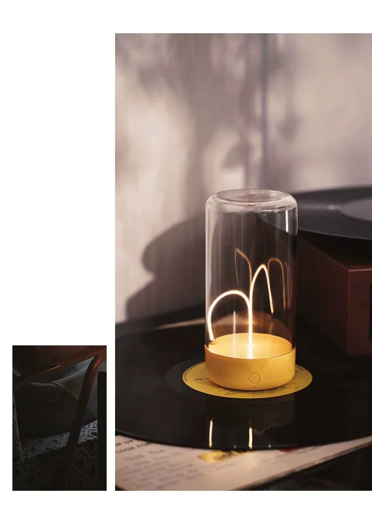 Portable Quantum Wire Ambient Magnetic Light – Type-C Rechargeable Night Lamp with Eye Protection