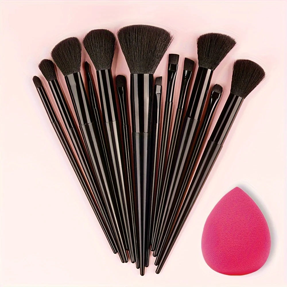 Professional Makeup Brush Set – 13pcs / 33pcs with Sponges & Tools