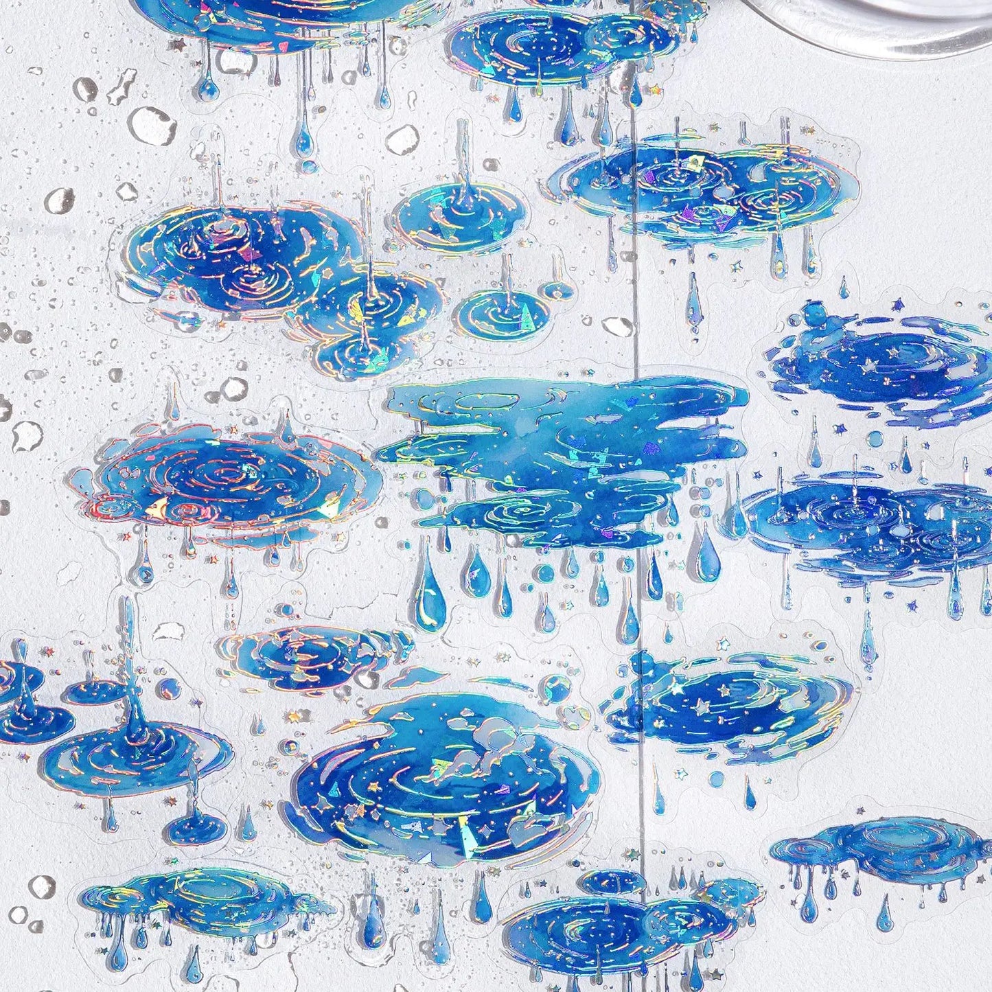 20pcs Kawaii “Boundless Waterspeak” Stickers – Dreamy Decor for Your Journal
