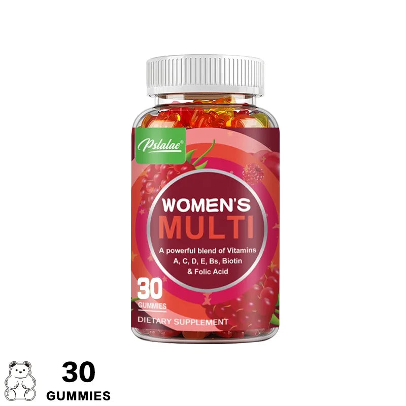 Women’s Adult Vitamin B Complex + D3 Gummies – Energy, Heart, Bone, Skin & Immunity Support