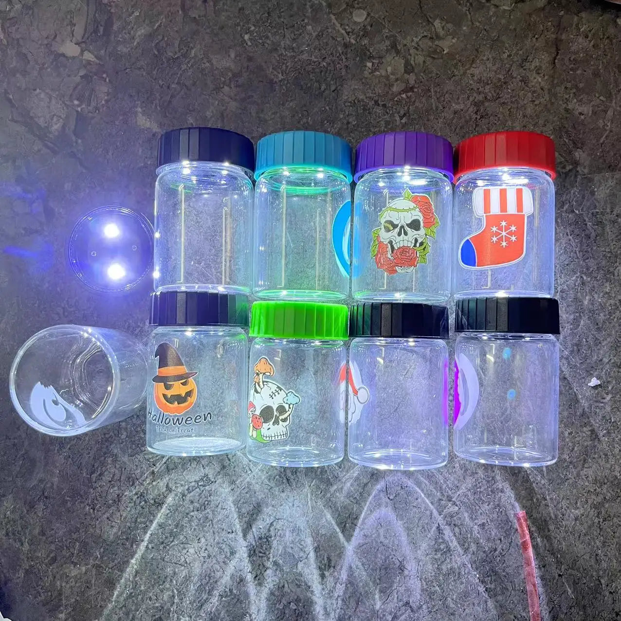 Light-Up LED Glass Jar – See It, Store It, Show It Off