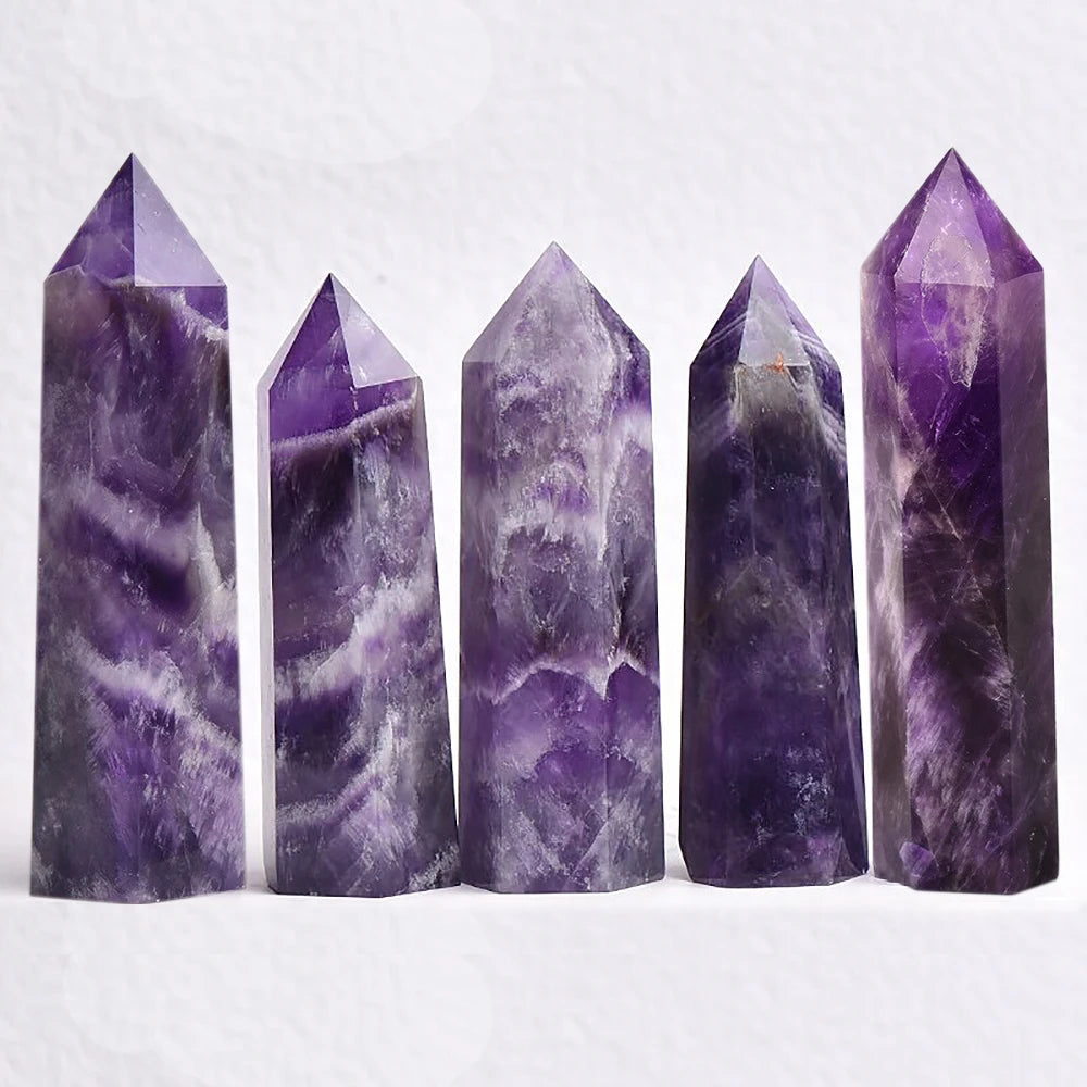Natural Crystal Point Wand – Healing Stones & Witchcraft Décor