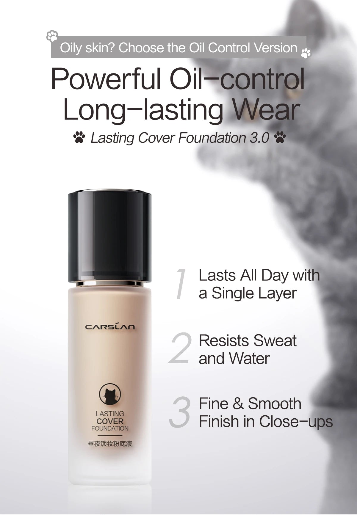 Long-Lasting Matte Liquid Foundation – Full Coverage & Oil-Control