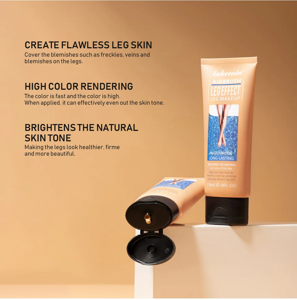 Waterproof Body & Leg Makeup Lotion – Medium Bronze Foundation Cream (118g)