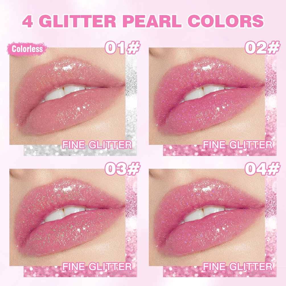 Color-Changing Jelly Lipstick – Glitter Tint & Moisturizing Balm