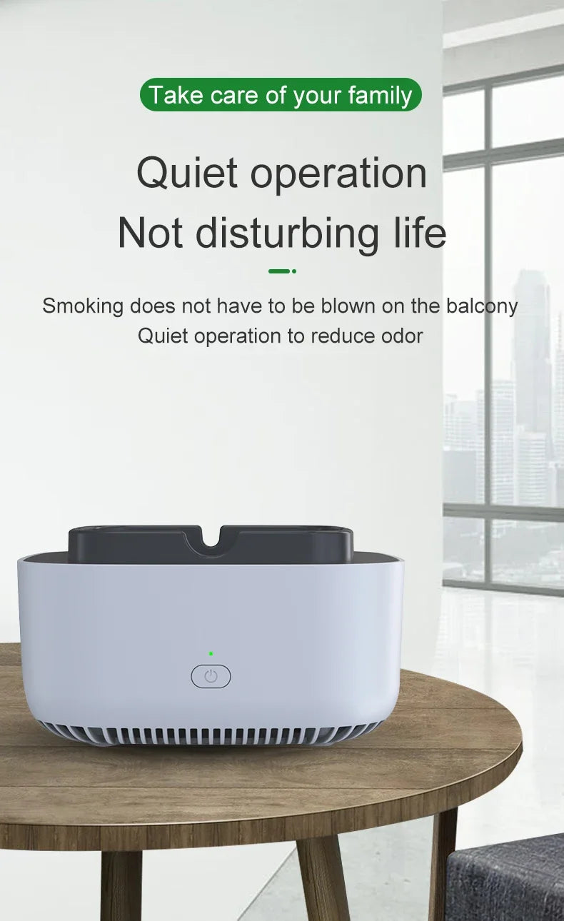 Smart Air Purifier Tray – Portable Anion Purification Gadget for Home & Car