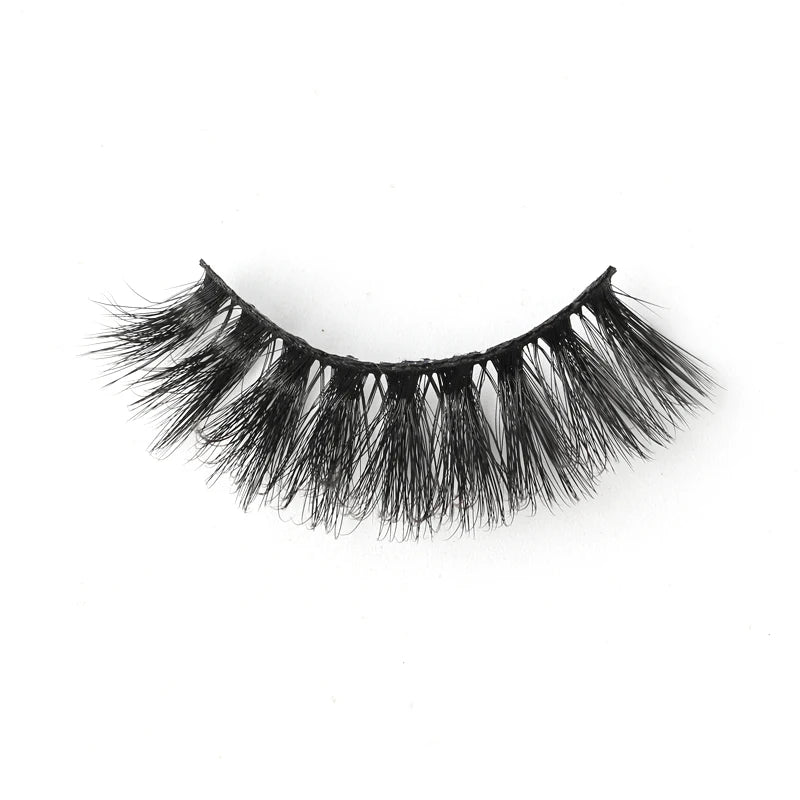 False Eyelash Kit – 3/5 Pairs Fluffy Mink Lashes with Tweezer & Brush