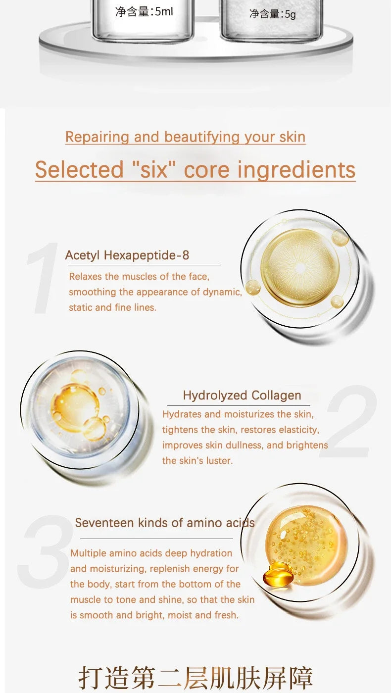 Korean Collagen & Hyaluronic Acid Face Mask – Repair, Firming & Brightening