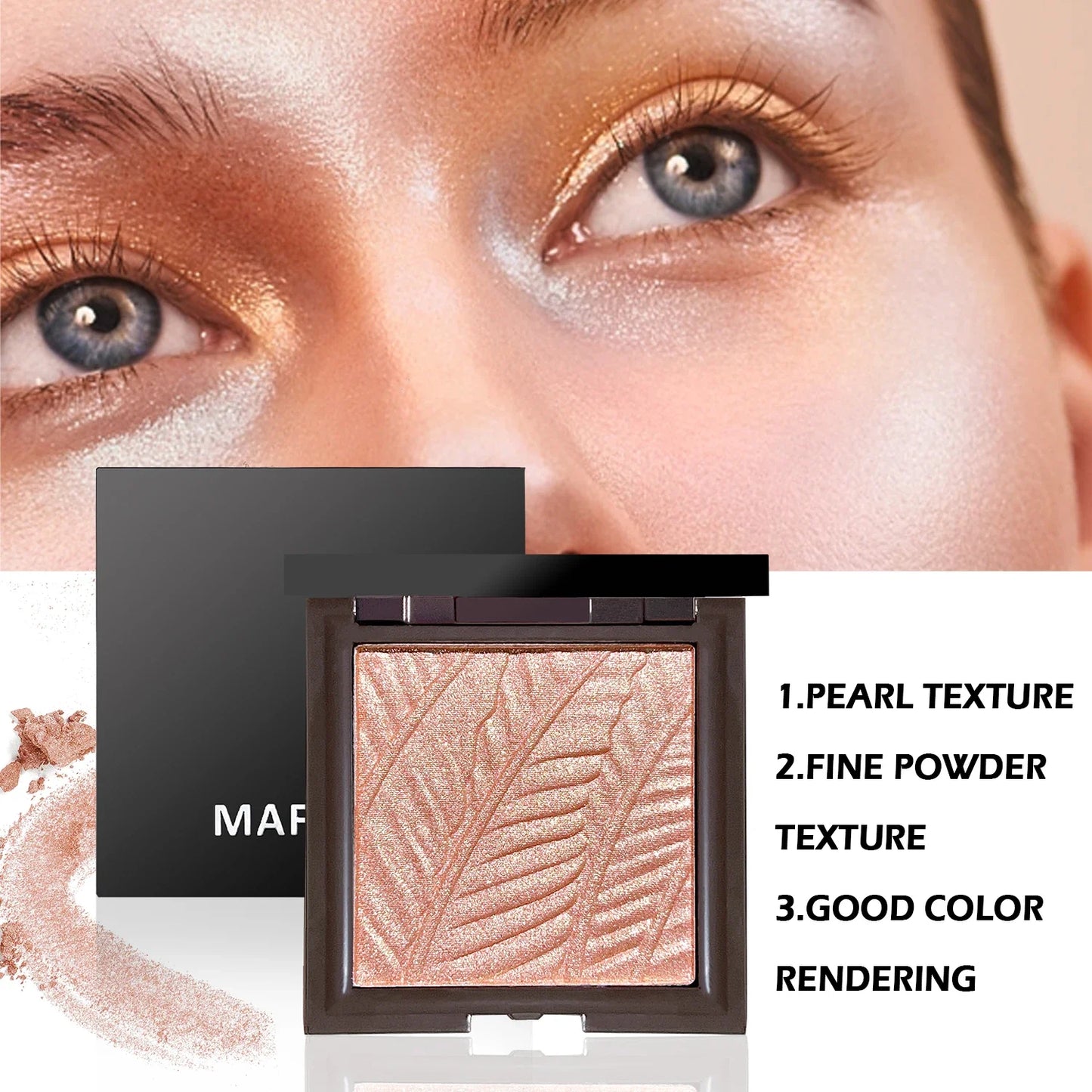 Star Eyes Mini Silver Block – 3-in-1 Multifunctional Powder
