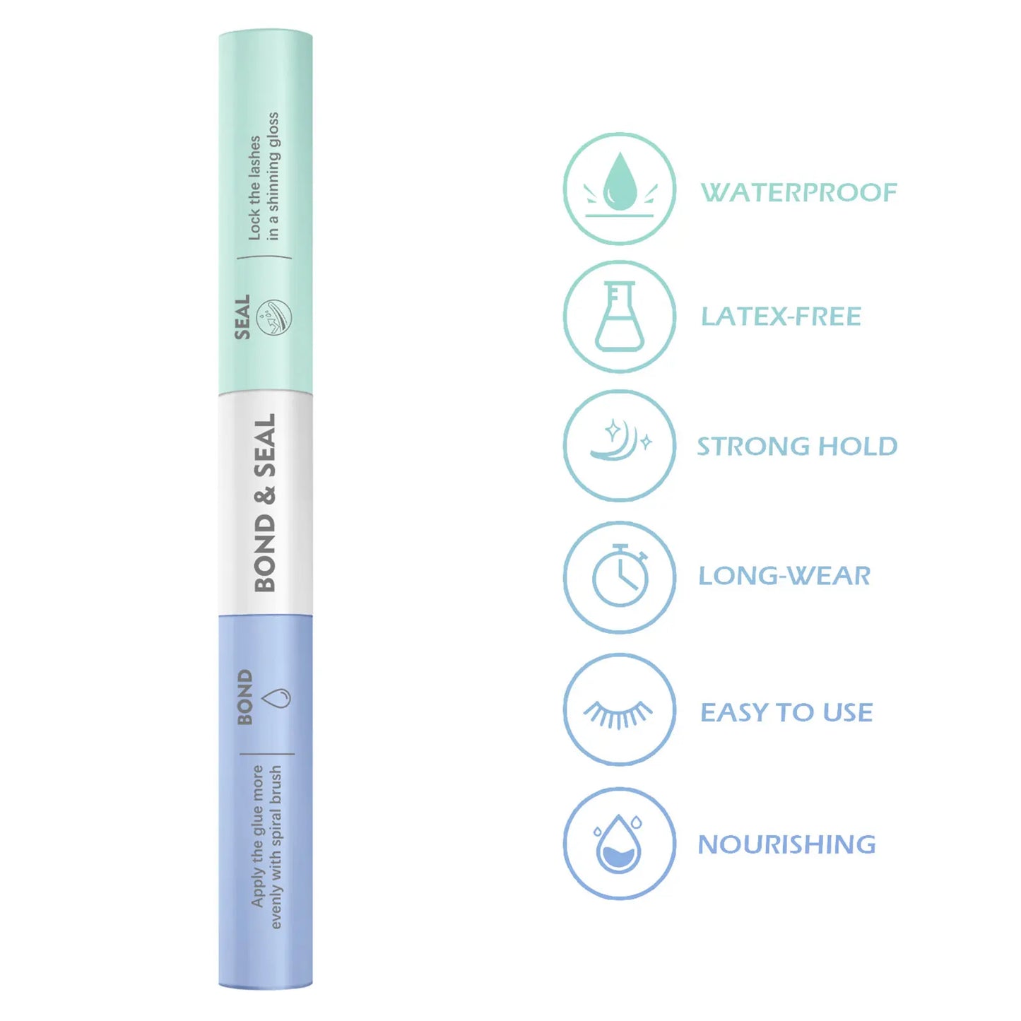 Lash Bond & Seal (10ml) – Waterproof, Long-Lasting & Latex-Free Glue for Cluster Lashes