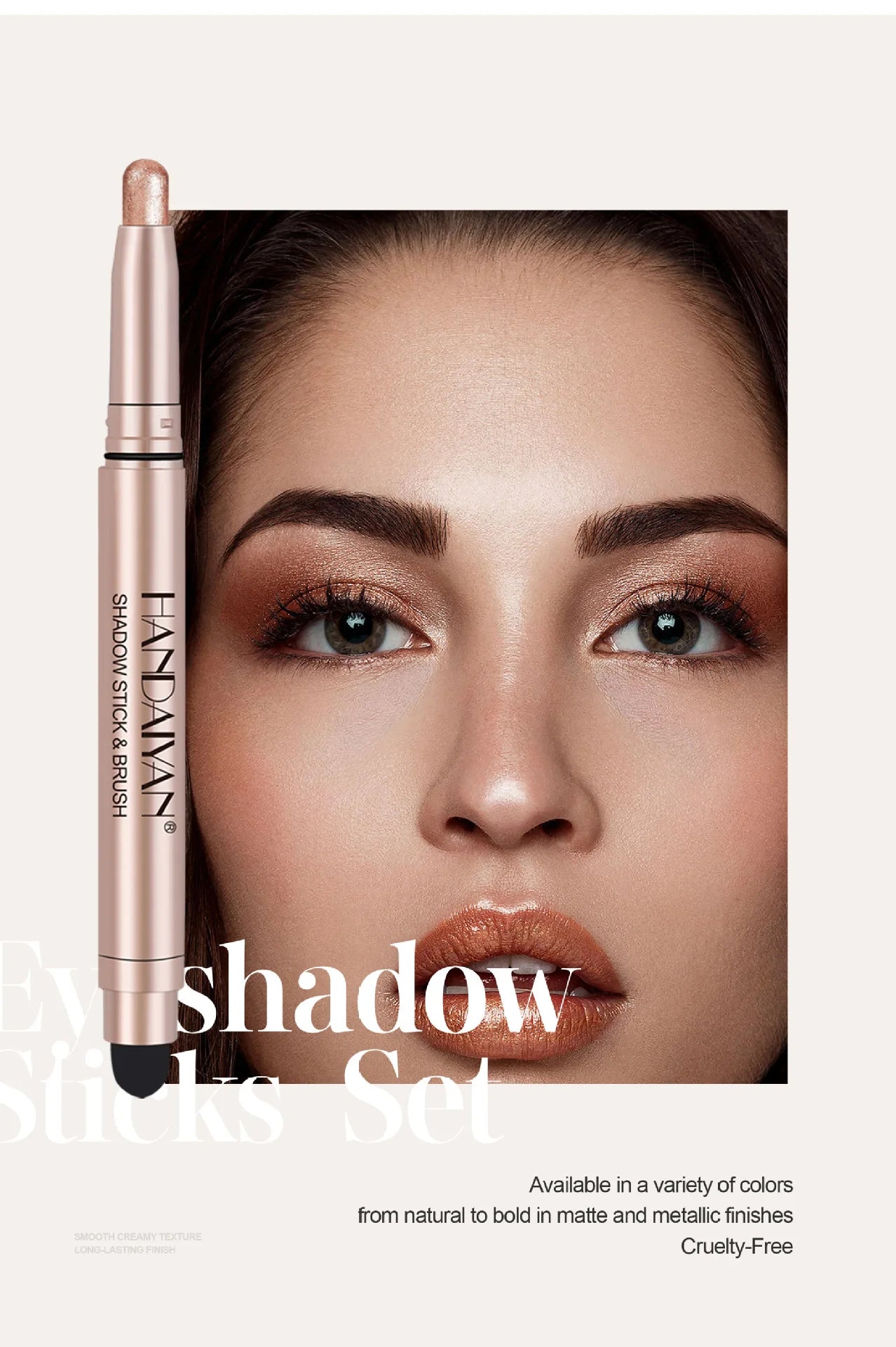 Shimmer Eye Shadow Stick – Creamy Highlight for Lids & More