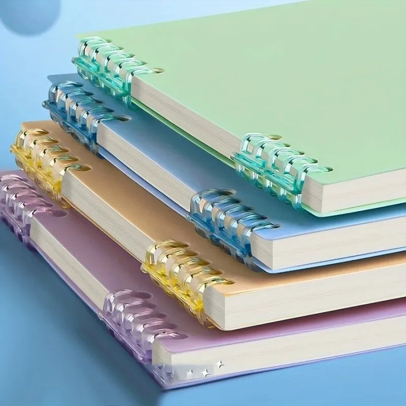 Refillable Spiral Notebook – A5 Top-Flip Lined Journal