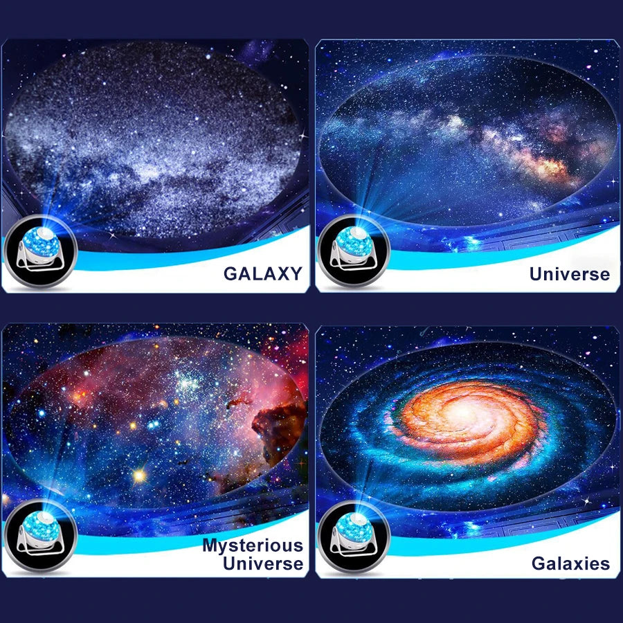 Galaxy Projector Night Light – Starry Planetarium Lamp for Home & Gifts