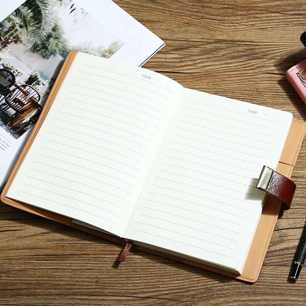A5 Retro Password Lock Notebook – 200 Sheets Creative Thickened Diary & Stationery