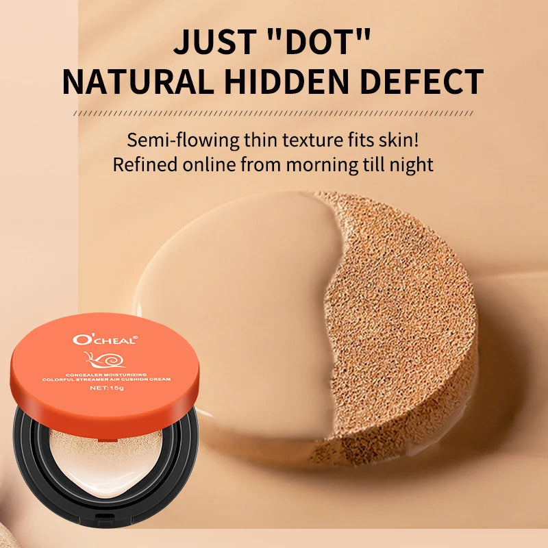 Whitening BB Cream Foundation – Air Cushion Concealer & Brightening Base