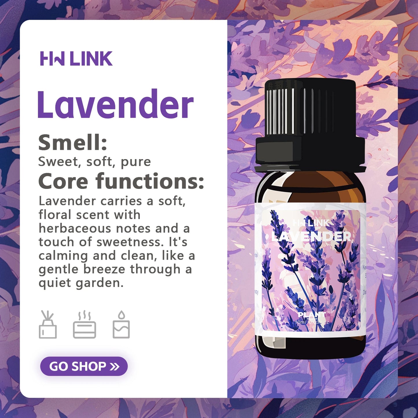 Lavender Essential Oil – Aromatherapy for Relaxation, Sleep, Hair, Skin & Nail Care