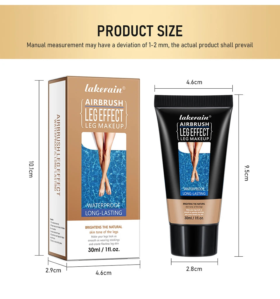 Waterproof Body & Leg Makeup Lotion – Medium Bronze Foundation Cream (118g)