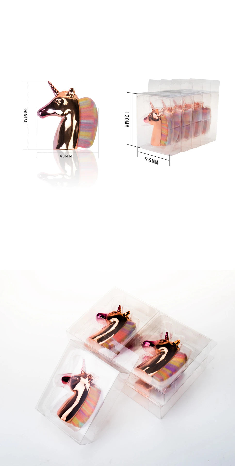 Unicorn Nail Dust Brush – Sparkle & Sweep in Style!