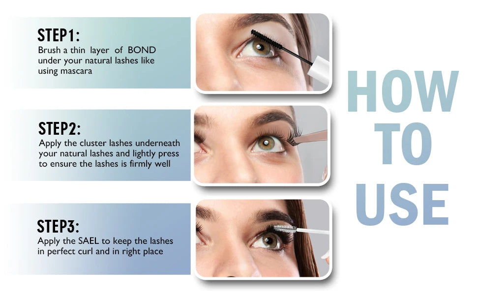 Lash Bond & Seal (10ml) – Waterproof, Long-Lasting & Latex-Free Glue for Cluster Lashes