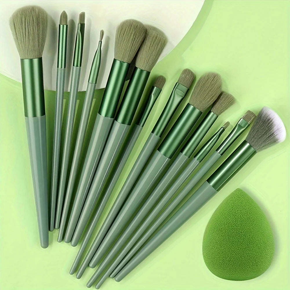 Professional Makeup Brush Set – 13pcs / 33pcs with Sponges & Tools
