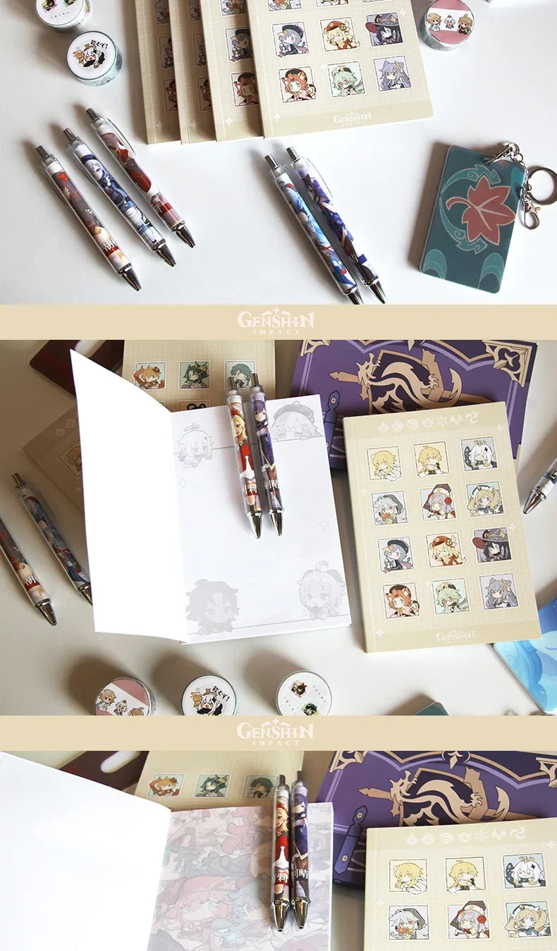 Genshin Impact Mona Notebook – Student Stationery, Cosplay Prop & Collector’s Gift