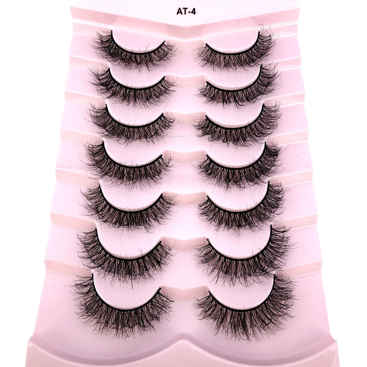 3D Mink-Effect False Eyelash Set – Soft, Fluffy & Full of Volume