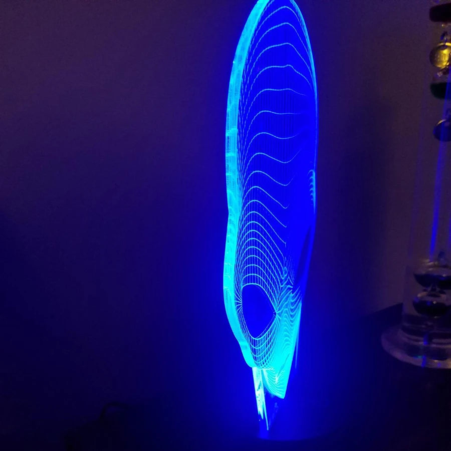 3D Illusion Alien Lamp – Color Changing Night Light