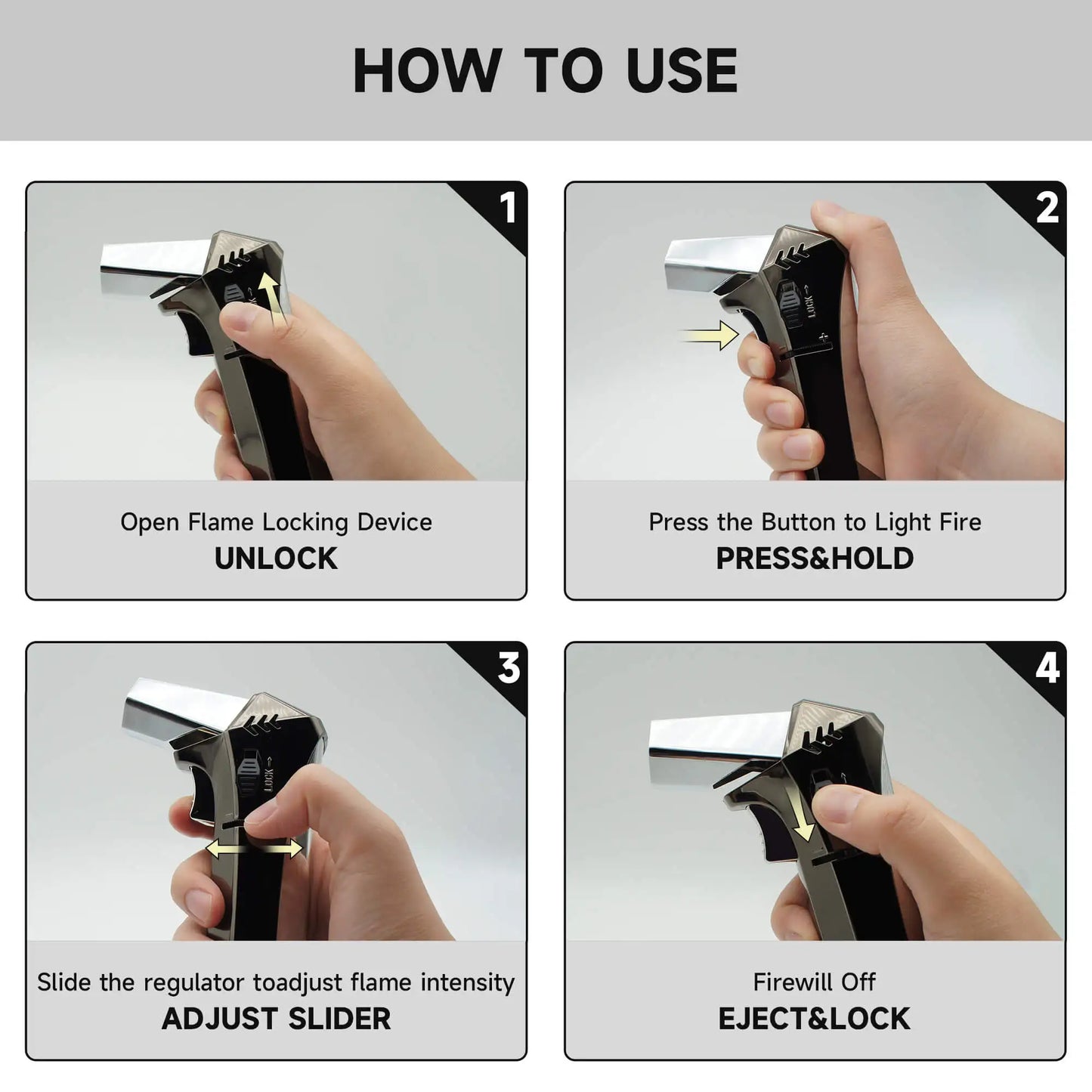 Versatile Butane Kitchen Torch – PEAKS COMFORTS
