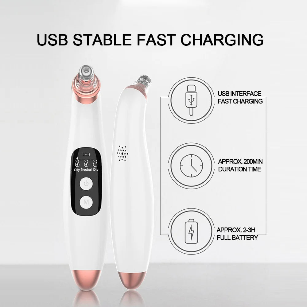 5-in-1 Ultrasonic Skin Scrubber & Facial Beauty Kit – Deep Clean, Lift, Glow