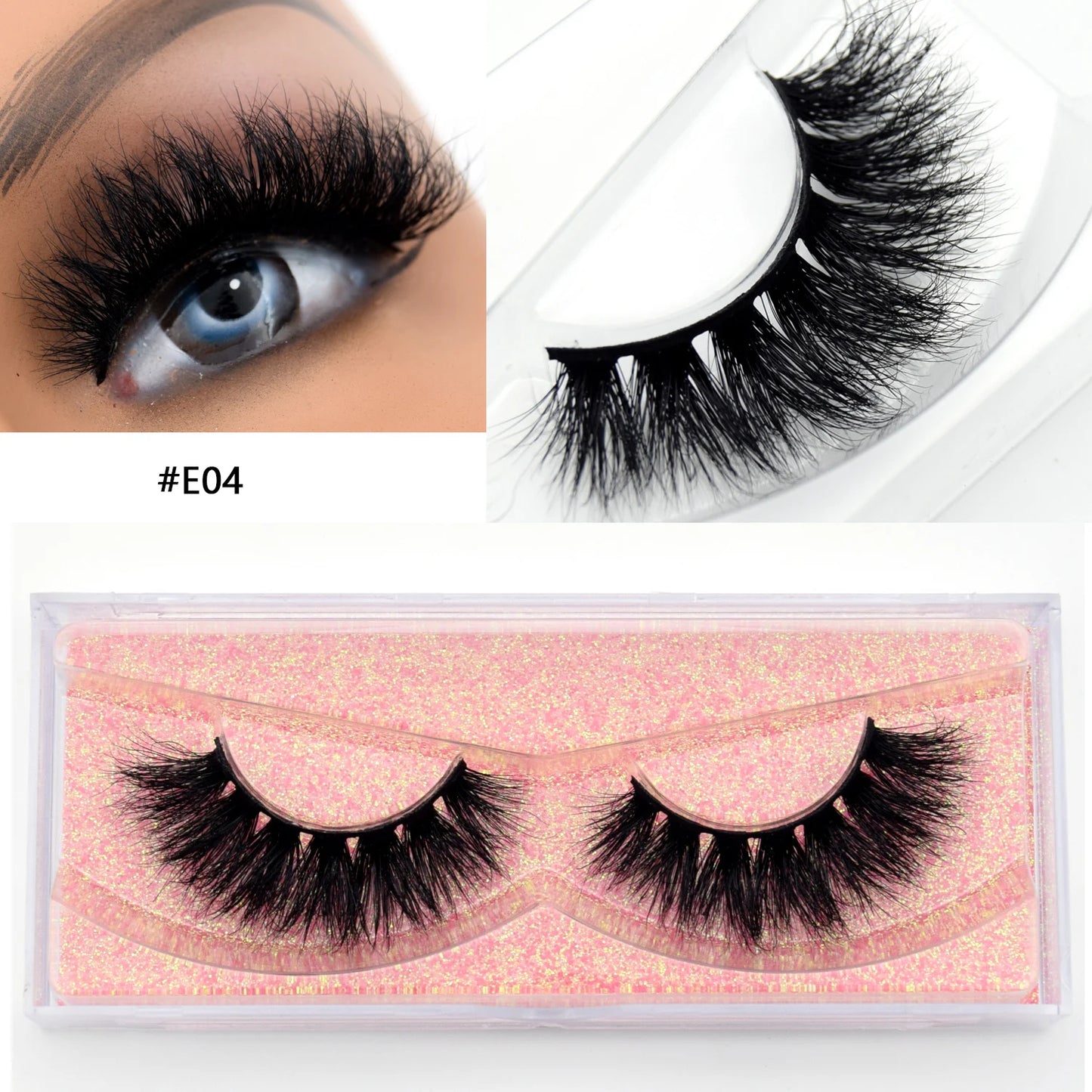 Natural Half Eye False Eyelashes – Soft Mink Look with Lightweight Cotton Band
