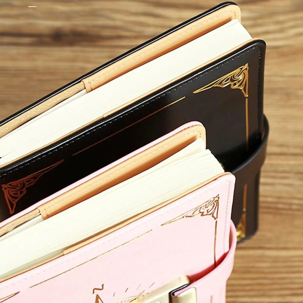 A5 Retro Password Lock Notebook – 200 Sheets Creative Thickened Diary & Stationery